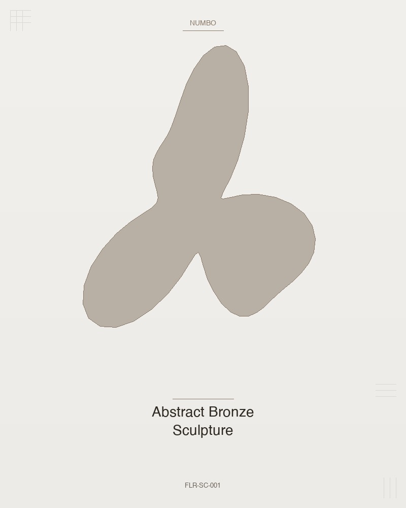 Abstract Bronze Sculpture