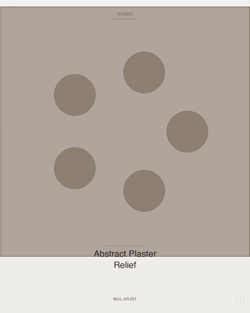Abstract Plaster Relief